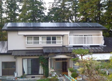パナソニックHIT 230W×24枚 5.52kwシステム 花巻市 杉原邸
