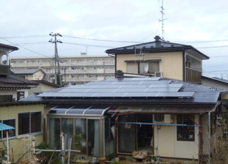 パナソニックHIT 230W×18枚 4.14kwシステム 奥州市前沢 蜂谷邸