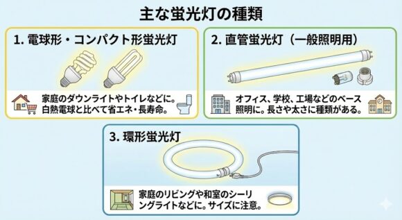 蛍光灯の種類